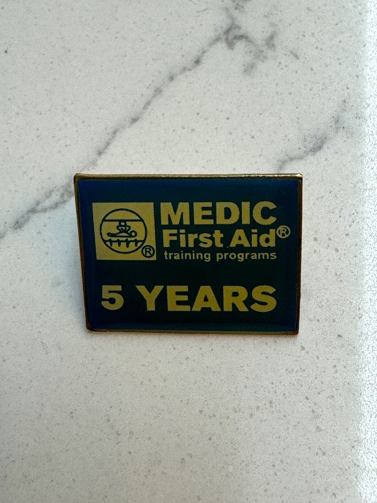 Medic First Aid 5 Year Pin