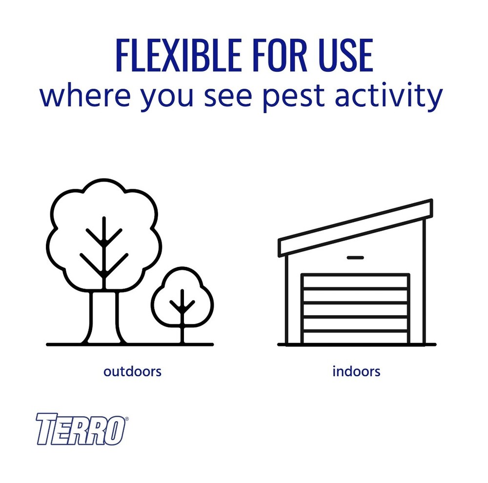 TERRO Roach Bait Powder + Applicator Kills Cockroach Ants Earwigs Silverfish