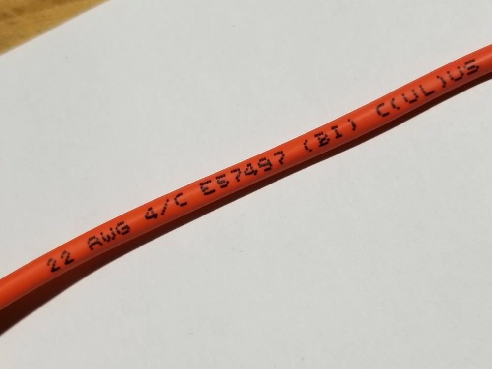 Southwire/Tappan 22/4C Stranded Security/Control Cable Plenum Orange /100ft