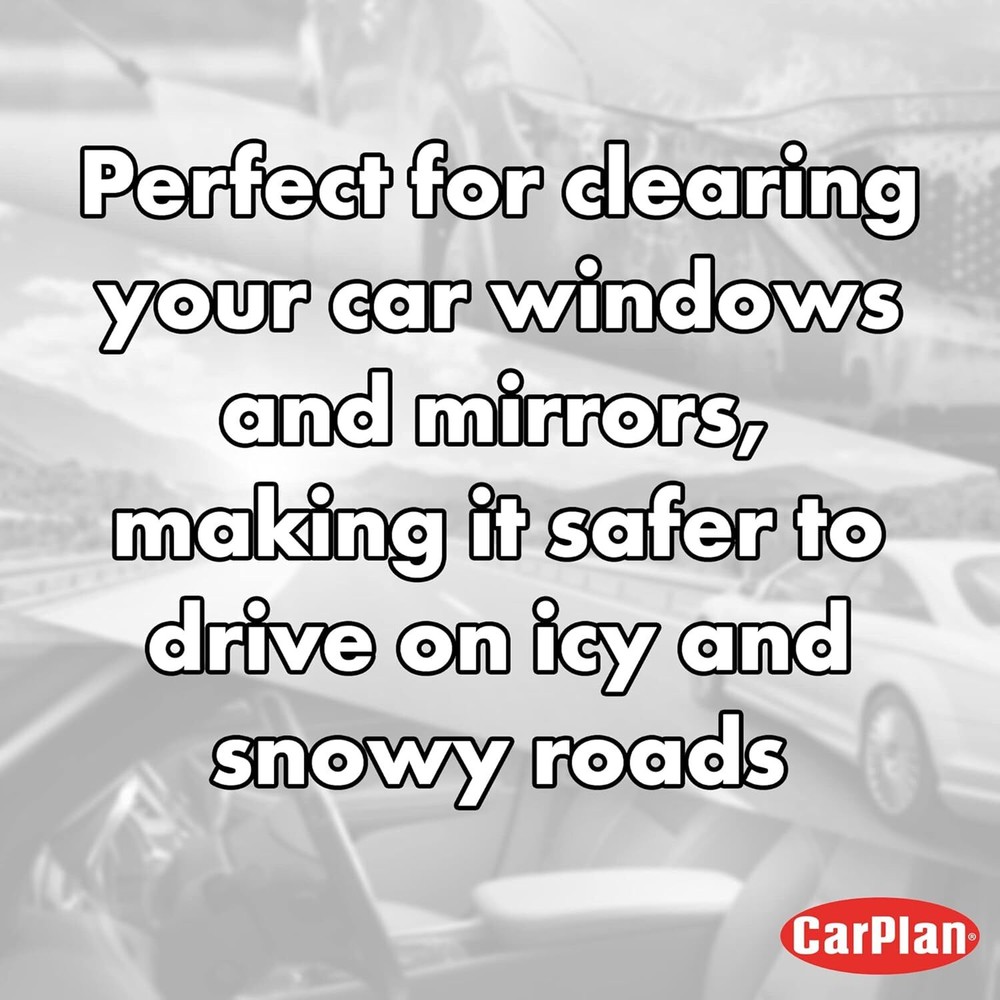 CarPlan Credit Card Ice Scraper ISC001 - White