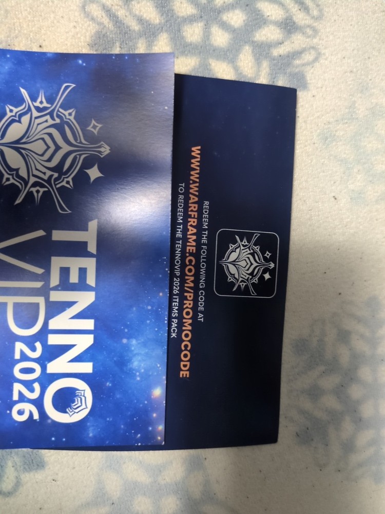 2026 Pax East Warframe Tenno VIP Items Pack Code