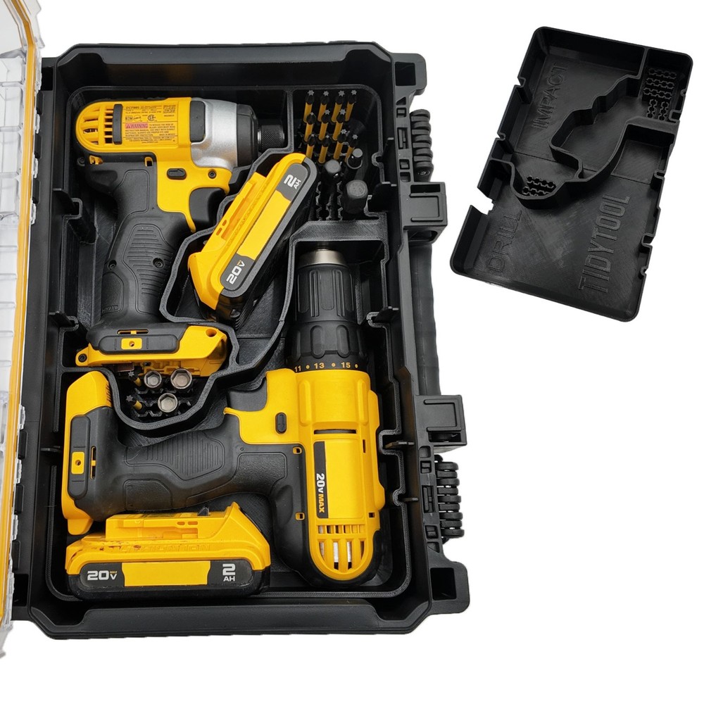 DeWalt 20V MAX Drill & Impact Organizer Insert DCD771 DCF885 Deep DWST08020