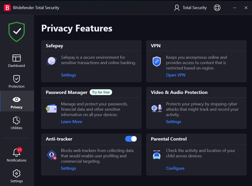 Bitdefender Security 2025 3 Years for 1 Windows PC