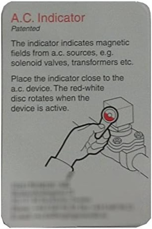 Versatile Battery-Operated Rotation Tester & AC Field Sensor - Quick Detection