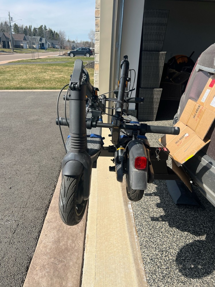 Hitch Mounted Double Electric Kick Scooter Carrier