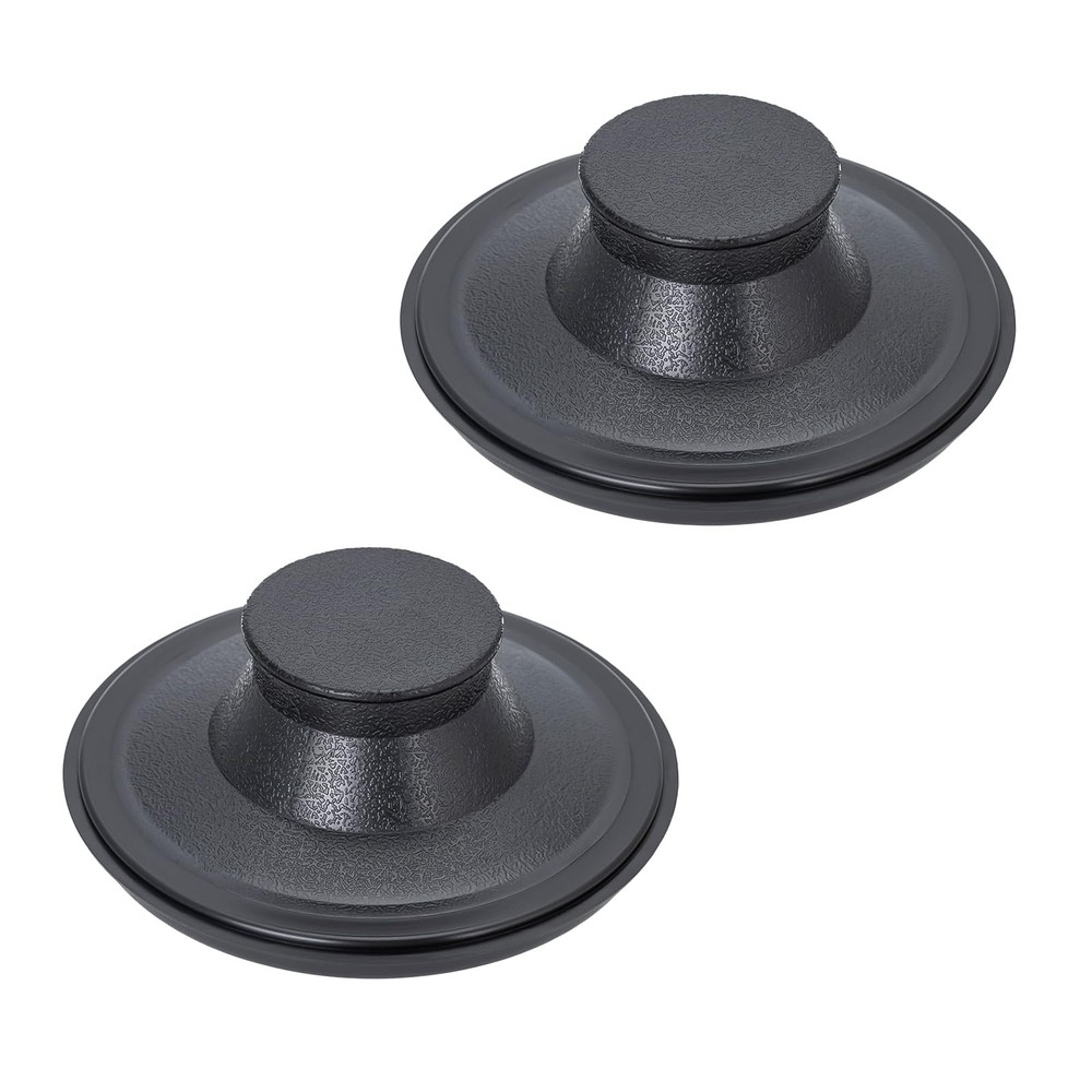 2 Pack Kitchen Sink Stopper Garbage Disposal Dishwasher Plug Cap Durable Plastic