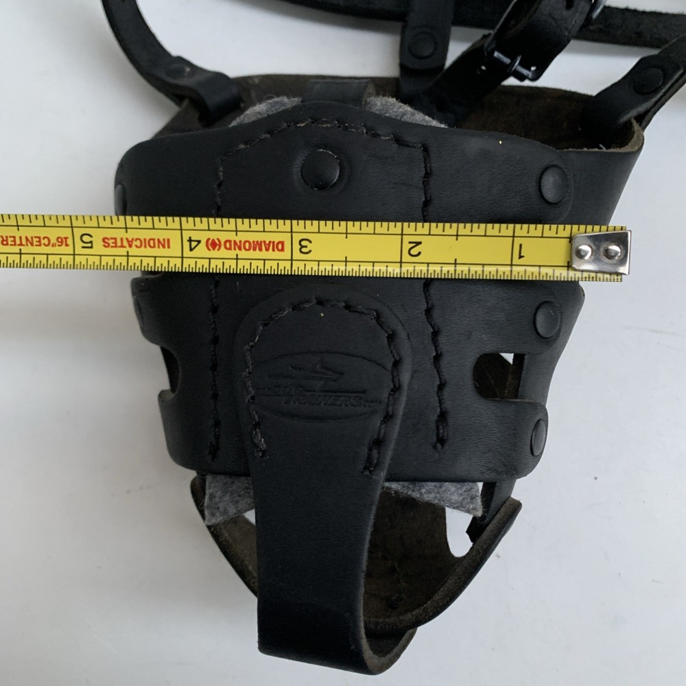 Impact Armor Leather Dog Muzzle K9 Training Police Working Dog