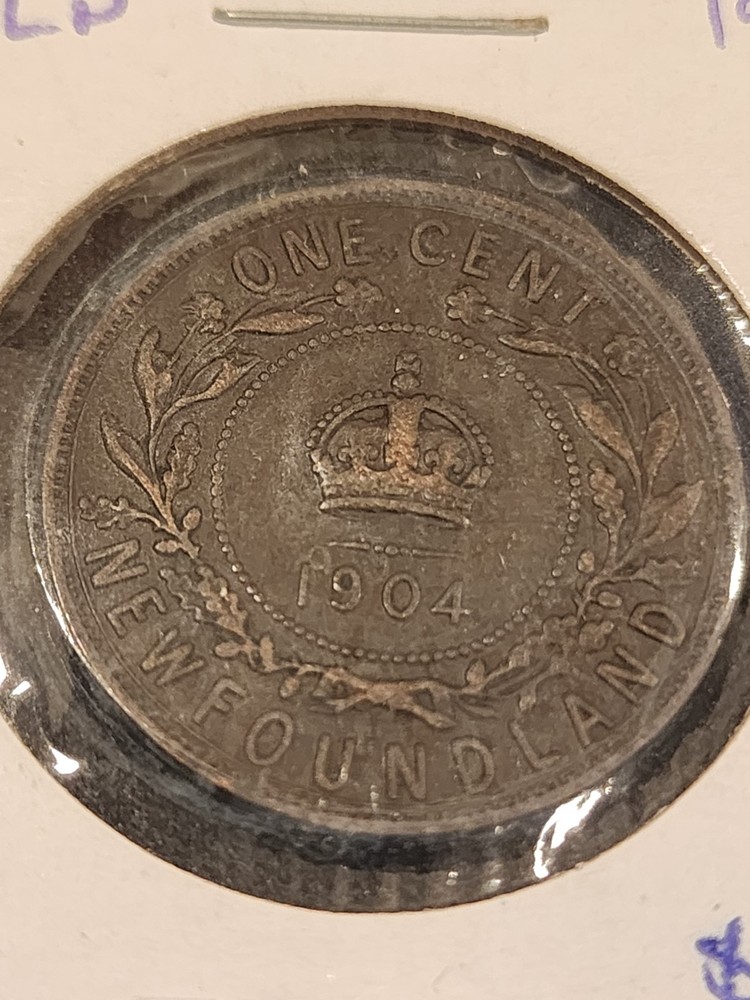 1904H Newfoundland 1 Cent Coin