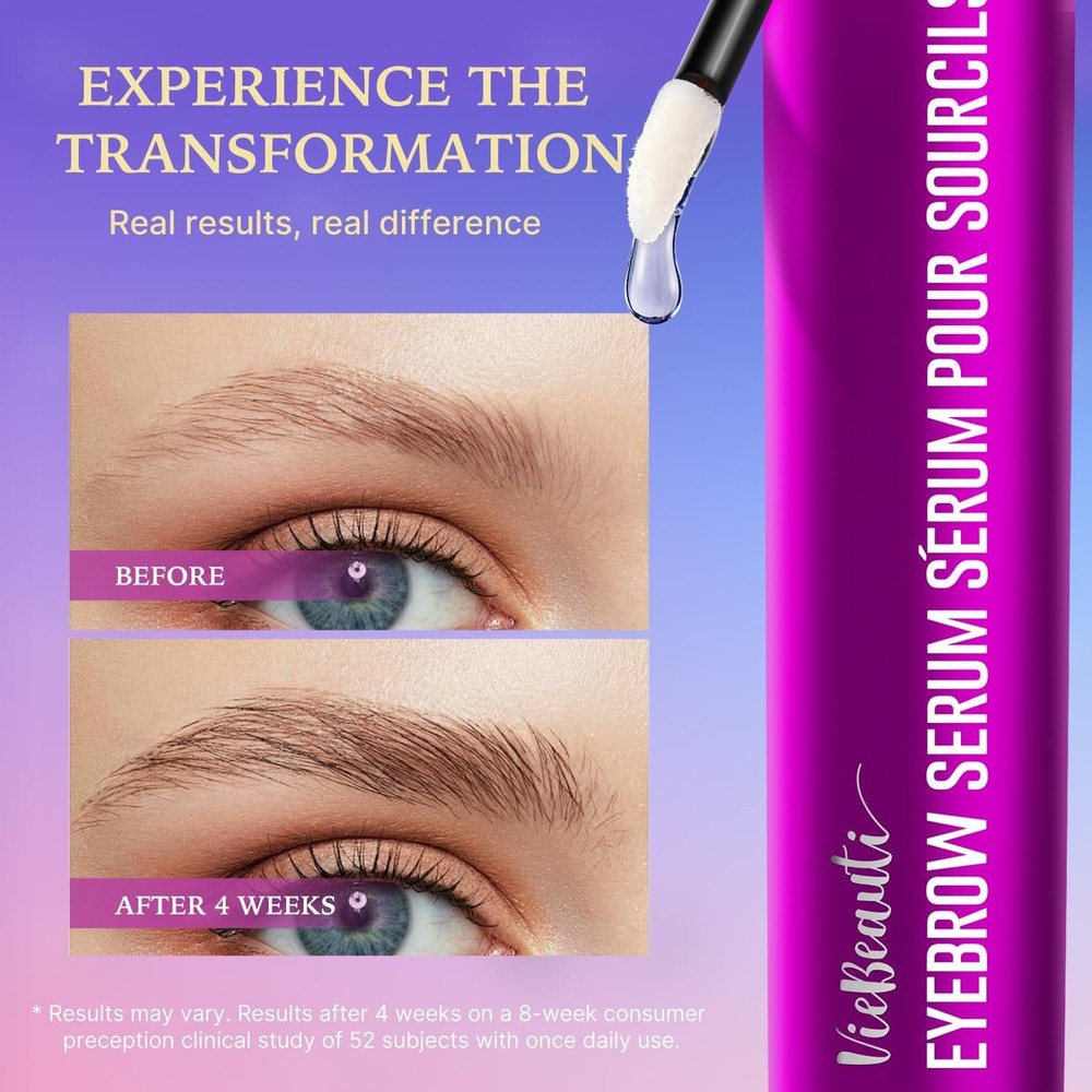 Eyebrow Growth Serum, Fuller Thicker Brows, 3mL