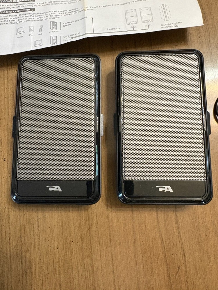 USB Powered Speakers In Carry Bag