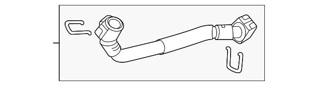 Genuine GM Connector Hose 86598097