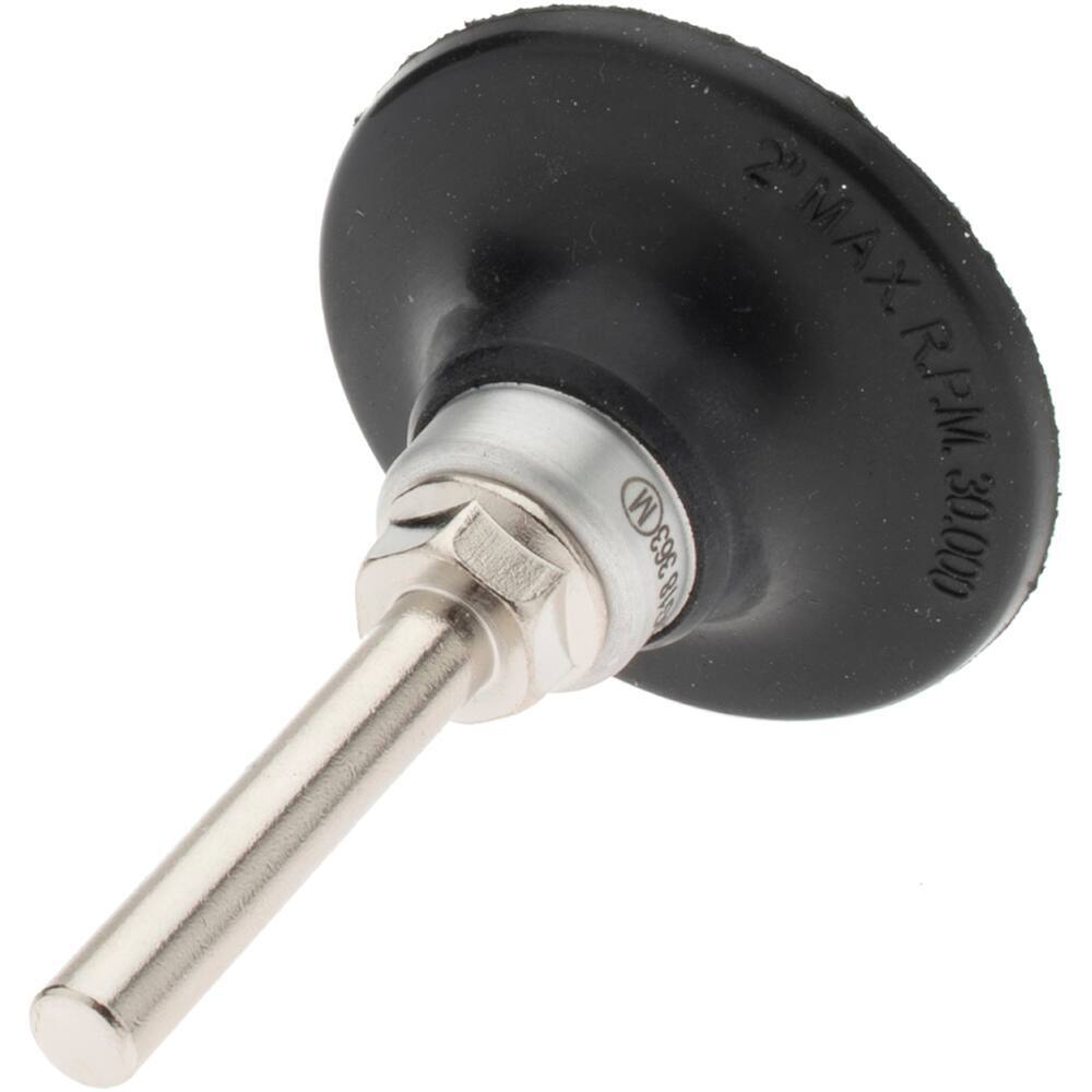 Norton 2" Diam Quick-Change Type S Disc Backing Pad 1/4" Shank, Medium Densit...