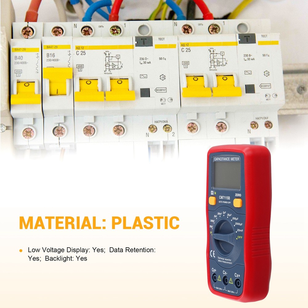 Digital Capacitor CM7115B Test Capacitance Meter Digital Capacitance Meter6402