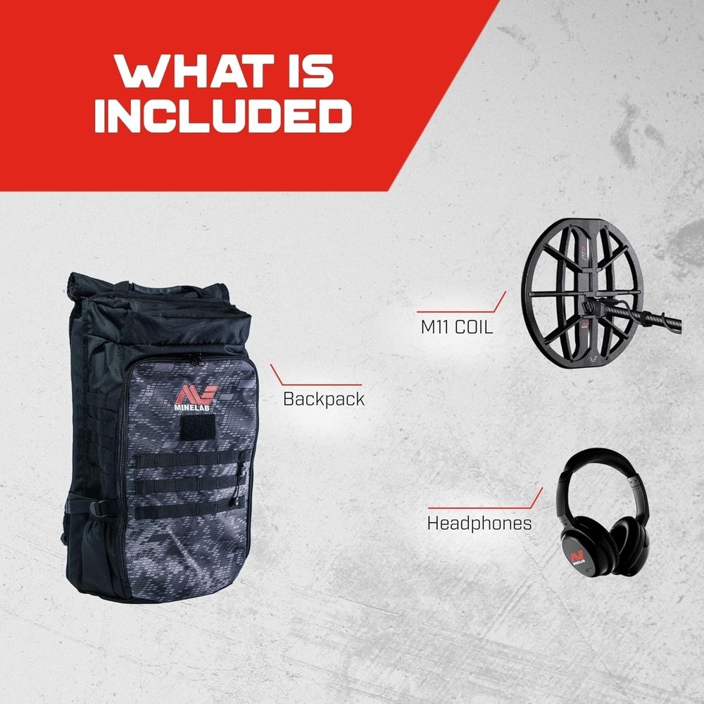 Minelab Manticore Metal Detector w/New Backpack