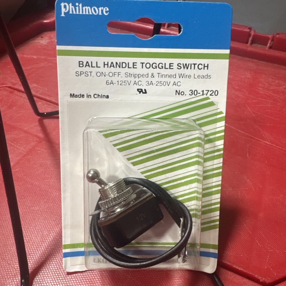 Philmore 30-1720 Light Duty Ball Handle Toggle Switch