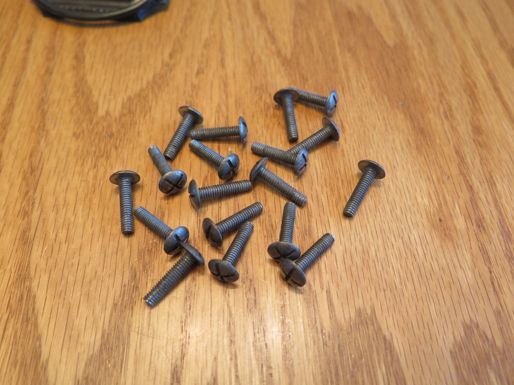 Antique Brass Tone Drawer Pulls Drop Pulls - Set of 9