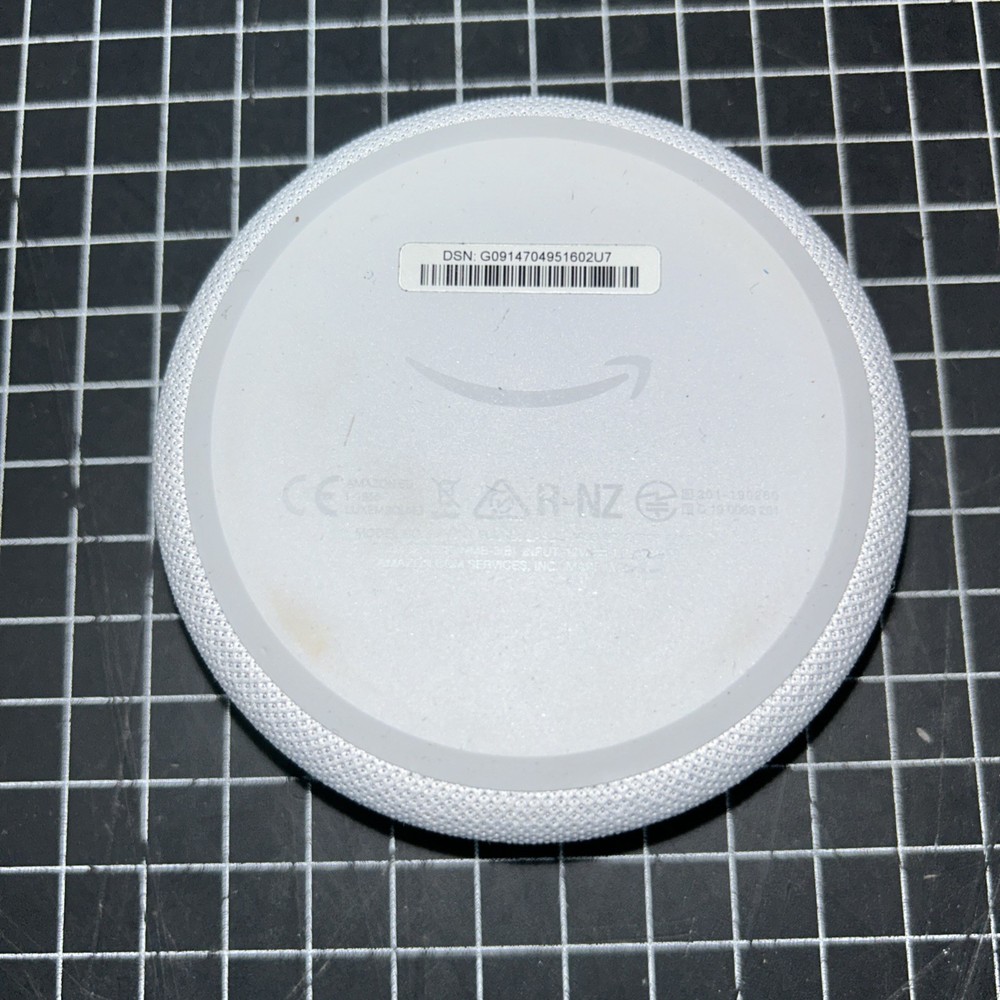 Amazon Echo Dot 3rd Generation White Smart Speaker 36EBT3 Cord Included Tested