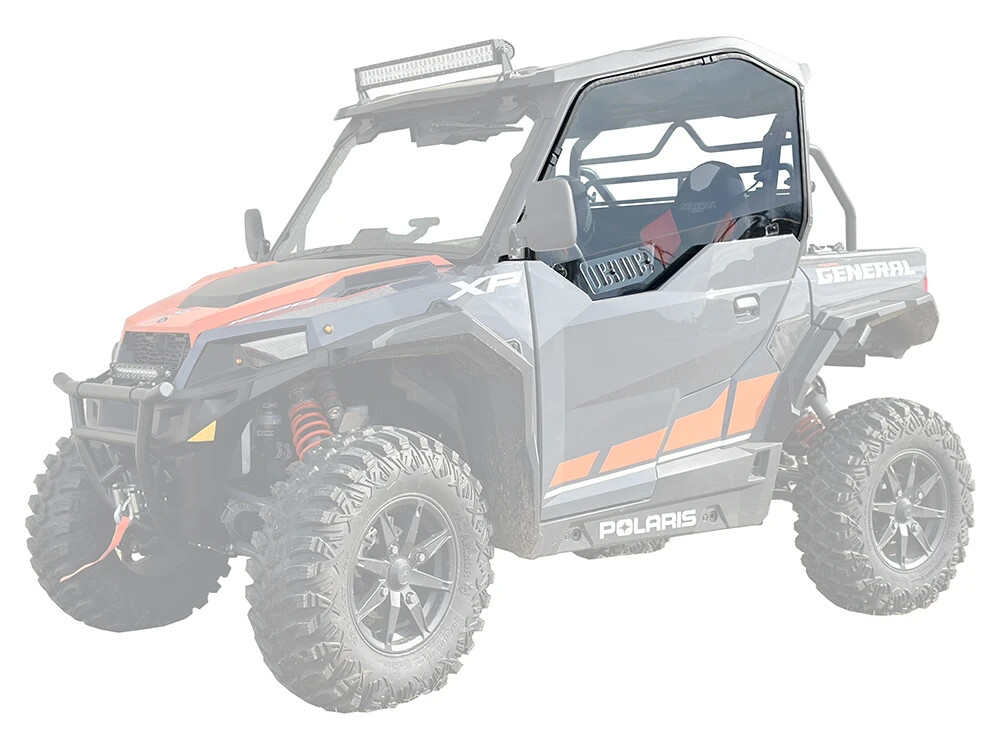 Polaris General - Hard Coated Polycarbonate Upper Doors Kit- Light Tint