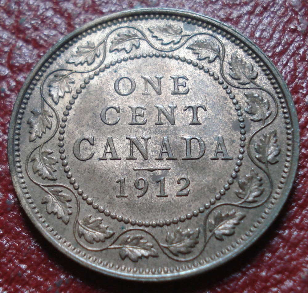1912 CANADA LARGE CENT IN UNCIRCULATED CONDITION