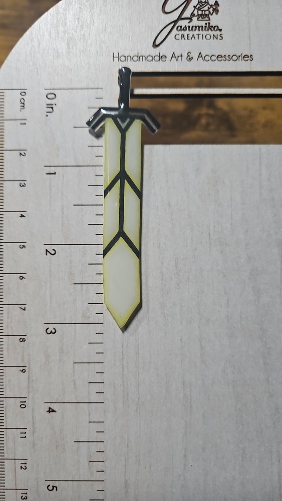 Magik Soulsword Pin (UV Reactive) - Handmade