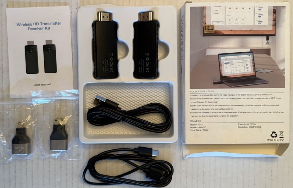 Wireless HD Transmitter And Receiver Kit