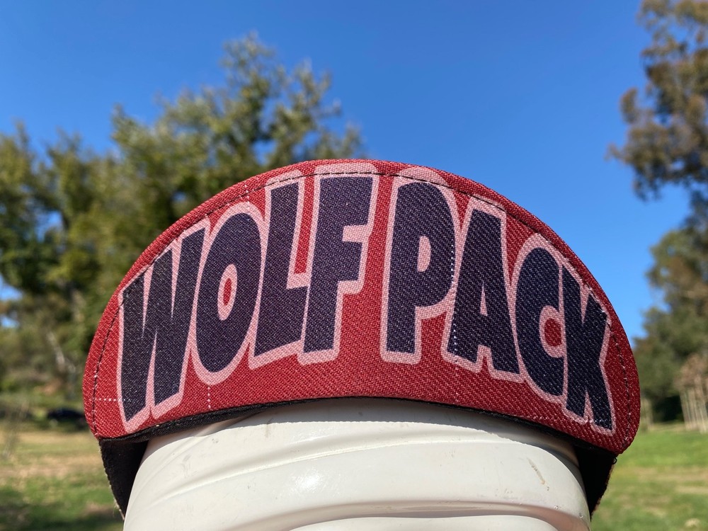 cycling cap WOLF PACK handmade in USA