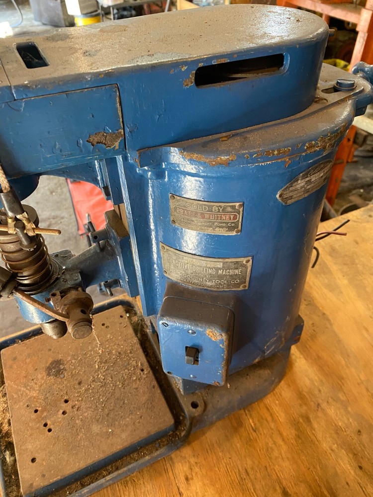Pratt Whitney Sensitive Drilling Machine 220 Bench Drill Press NO SHIPPING