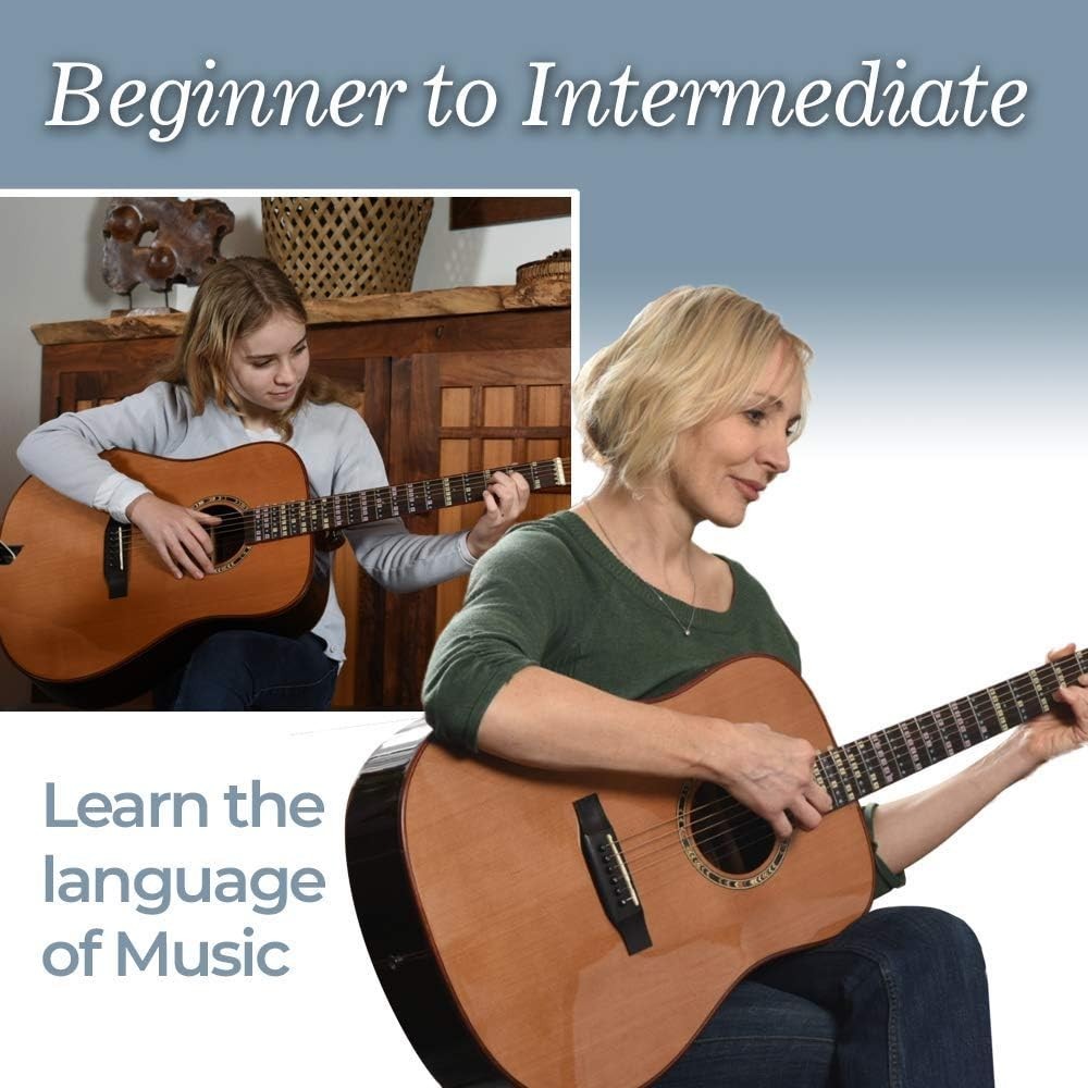 Self-Adhesive Guitar Learning Stickers - Essential for Beginners & Intermediates