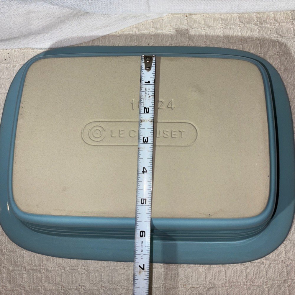 Le Creuset Light Blue Rectangular Casserole Pan Baking Dish 16-24