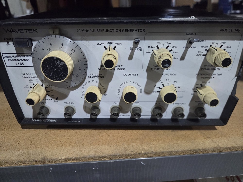Wavetek 145 20MHz Pulse/Function Generator