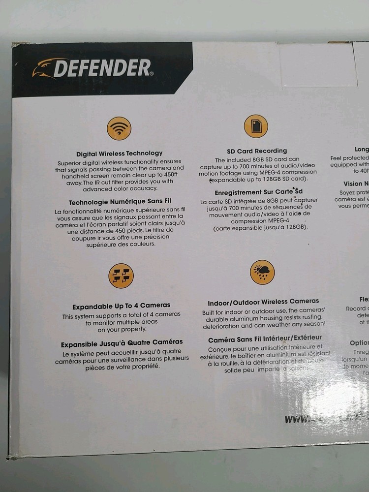 Defender PhoenixM2 Security System Indoor and Outdoor Wireless Security System