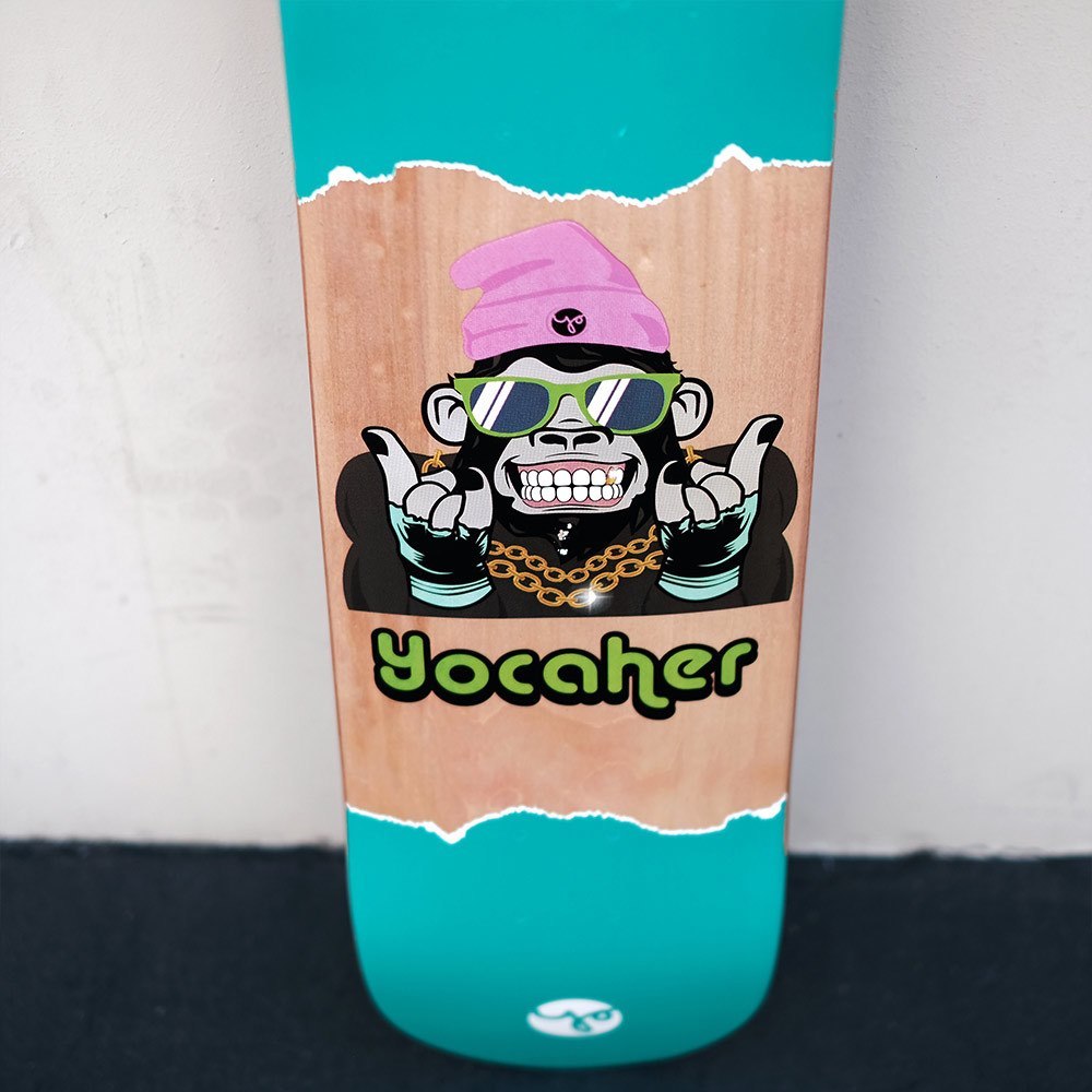 Graphic Skateboard 7.75" Complete - Chimp Series - See No Evil