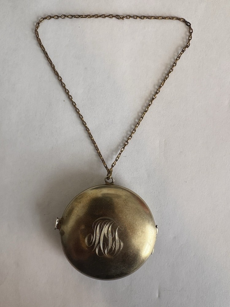 German Silver Vintage Coin Holder