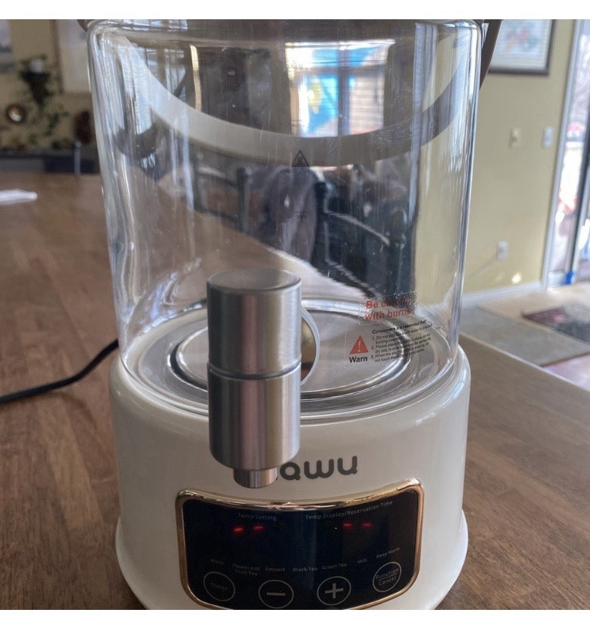 Kawu RC-Z825D2 Electric Kettle Touch Screen, Temp Control, Timer, 800W, White