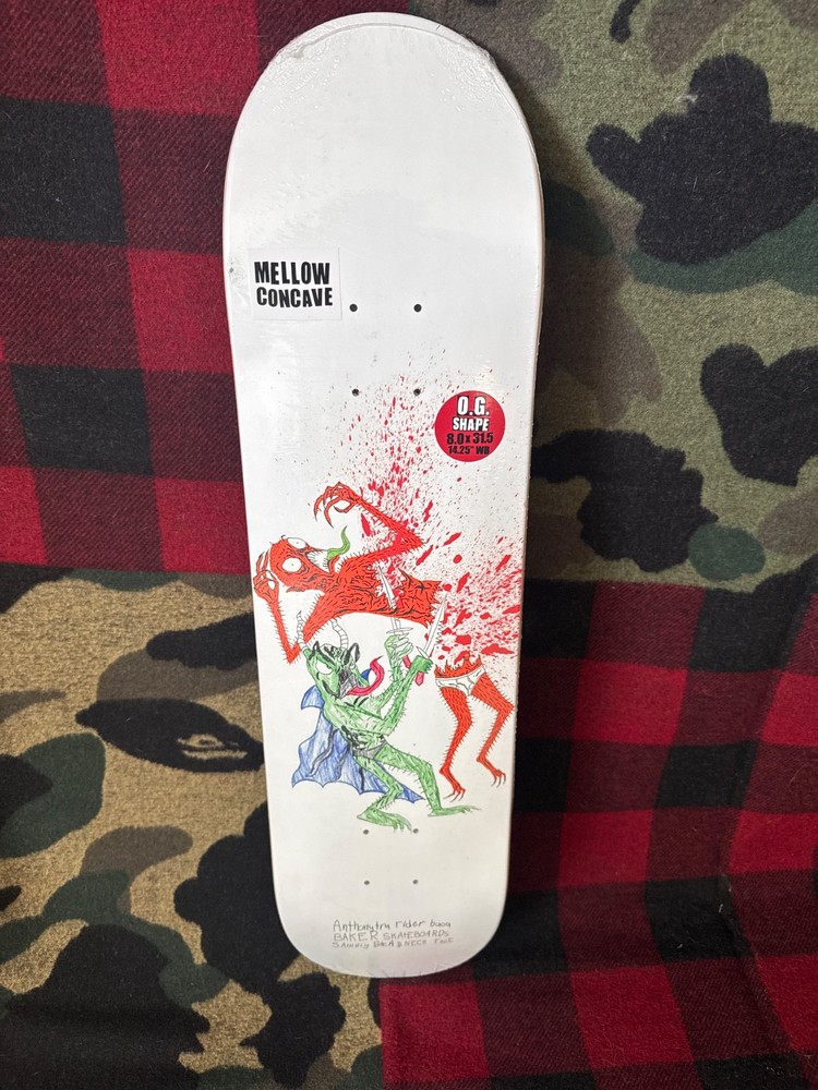 Baker Sammy BACA Wizardry deck 2021 skateboard Neckface artwork Neck Face