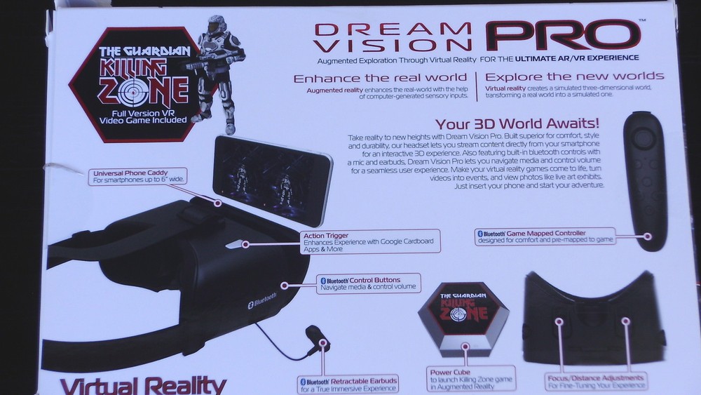 Dream Vision Pro Virtual Reality Gaming System Smartphone Headset
