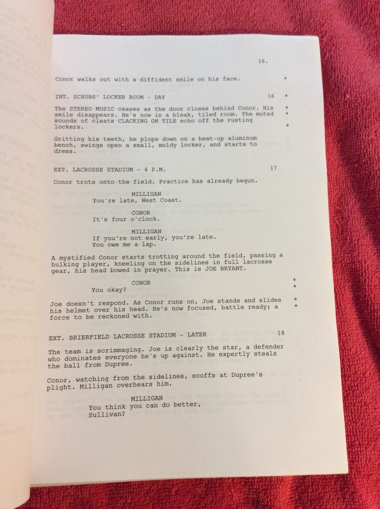 ORIGINAL SCRIPT A WARRIOR'S HEART ASHLEY GREENE ADAM BEACH KELLAN LUTZ