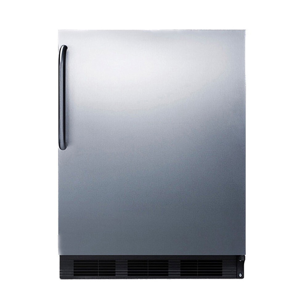 Summit FF7BKCSSADA One Section Solid Door Undercounter Refrigerator, 5.5 cu.ft