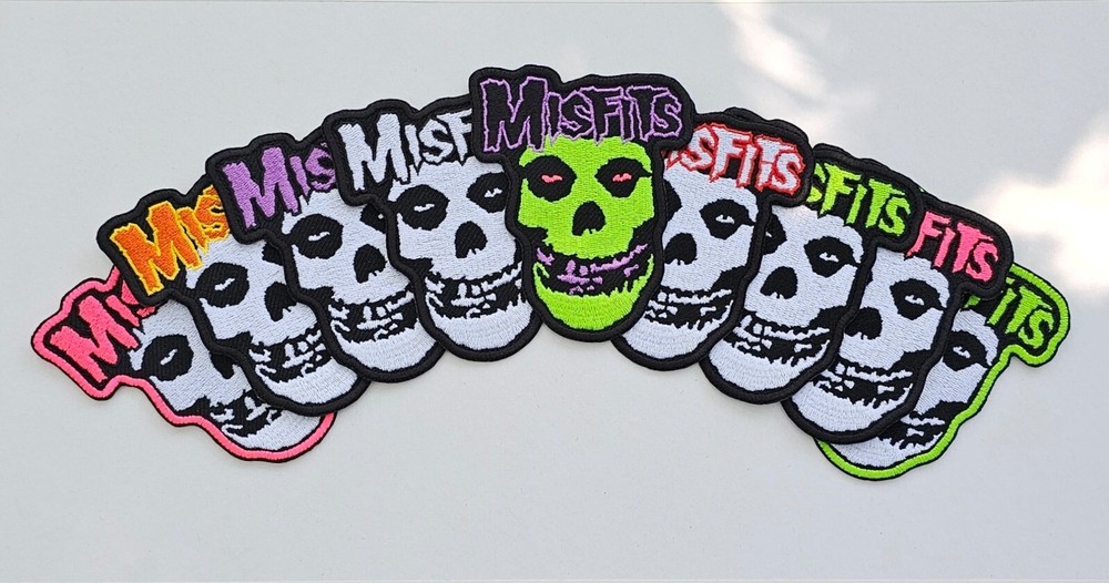 Misfits patch, Misfits punk, Misfits rock band patch, iron/sew on patch,