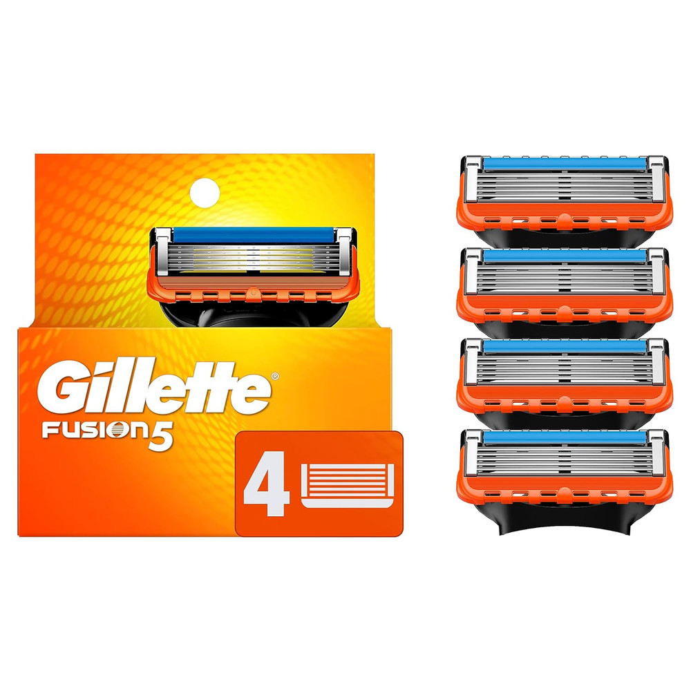 Fusion5 Razor Refills for Men, 4 Razor Blade Refills