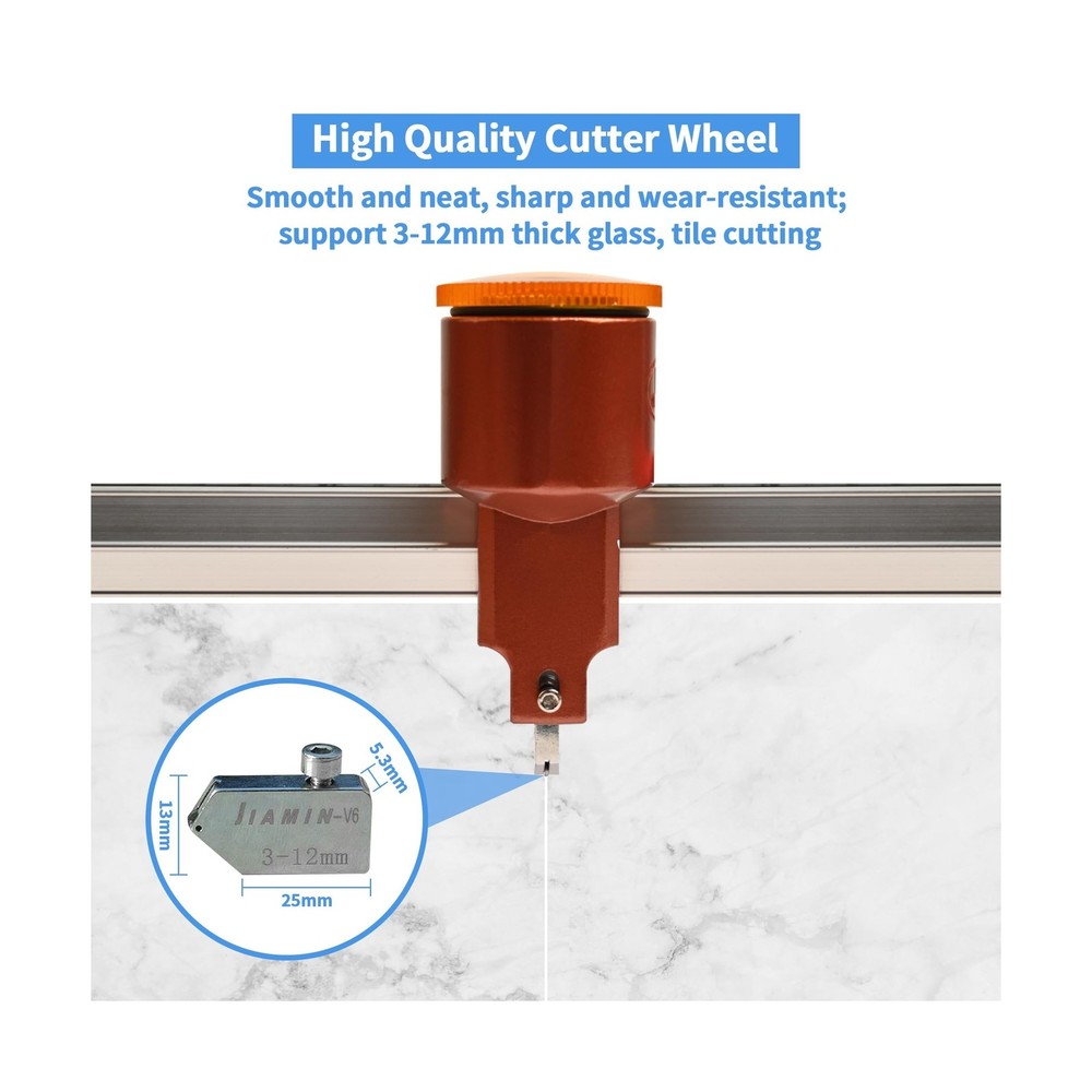 47.24in T-Shaped Glass Cutting Tool, Tile Cutters, Automatic Control Oiling, ...