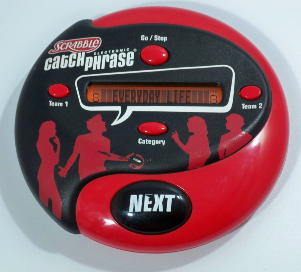 Hasbro Scrabble Catch Phrase Catchphrase Handheld Electronic Game Tested Works