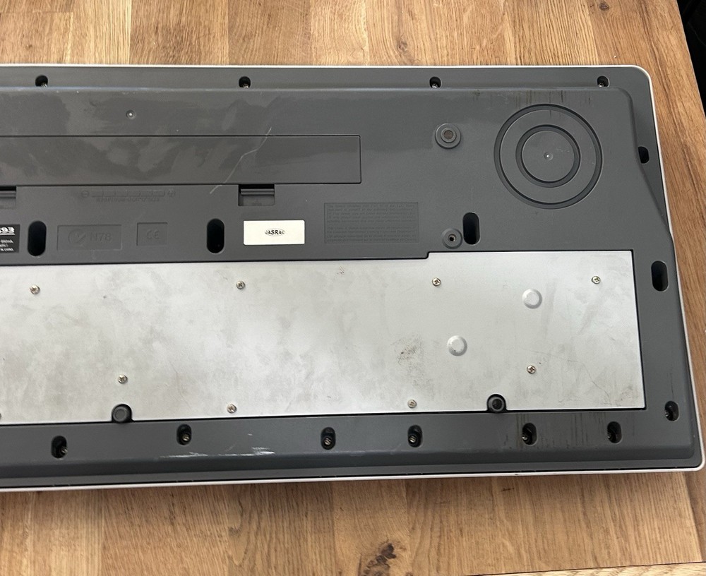 Casio CTK-593 Silver Electronic Keyboard TESTED WORKS GREAT