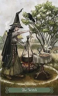 Green Witch Tarot Deck & Book By Ann Moura