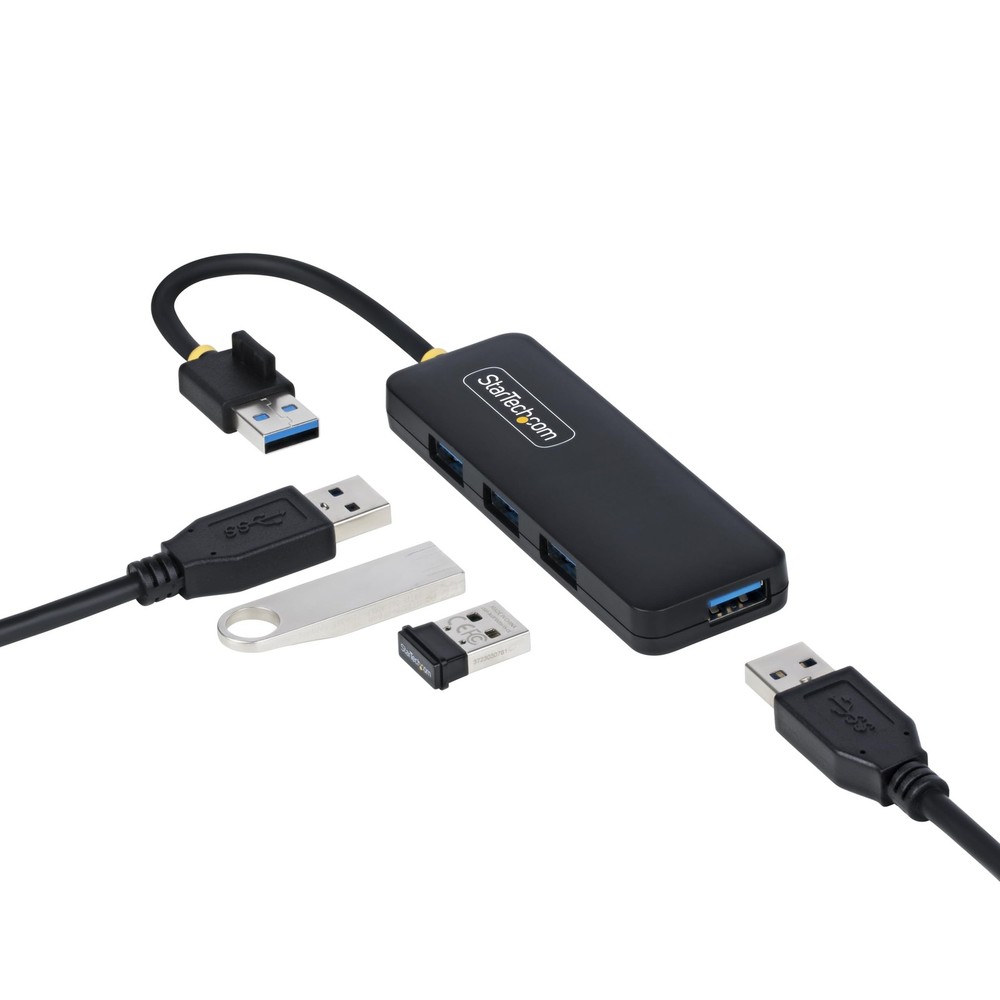 StarTech H5A4AUSBHUB 4-Port USB-A Hub 5Gbps Bus Powered Mini