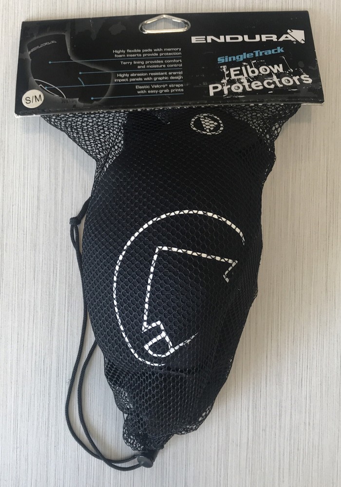 Endura Single Track Elbow Protector: Black: S/M