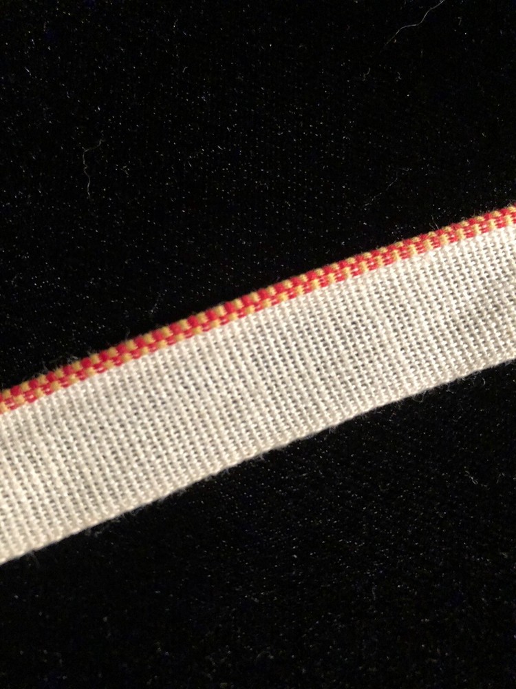 Bookbinding Headband - Red/Gold - 2 Yards