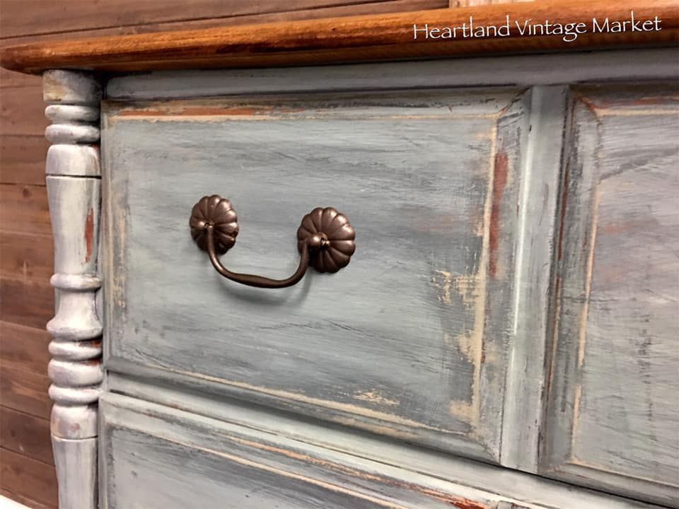 3" Stamped Single Bail Pull with Daisy Design Backplates Solid Brass