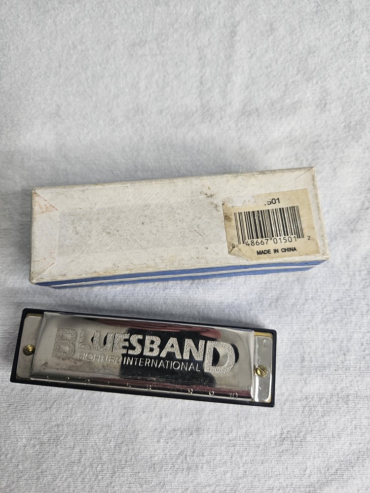 BLUESBAND HOHNER INTERNATIONAL HARMONICA With Box