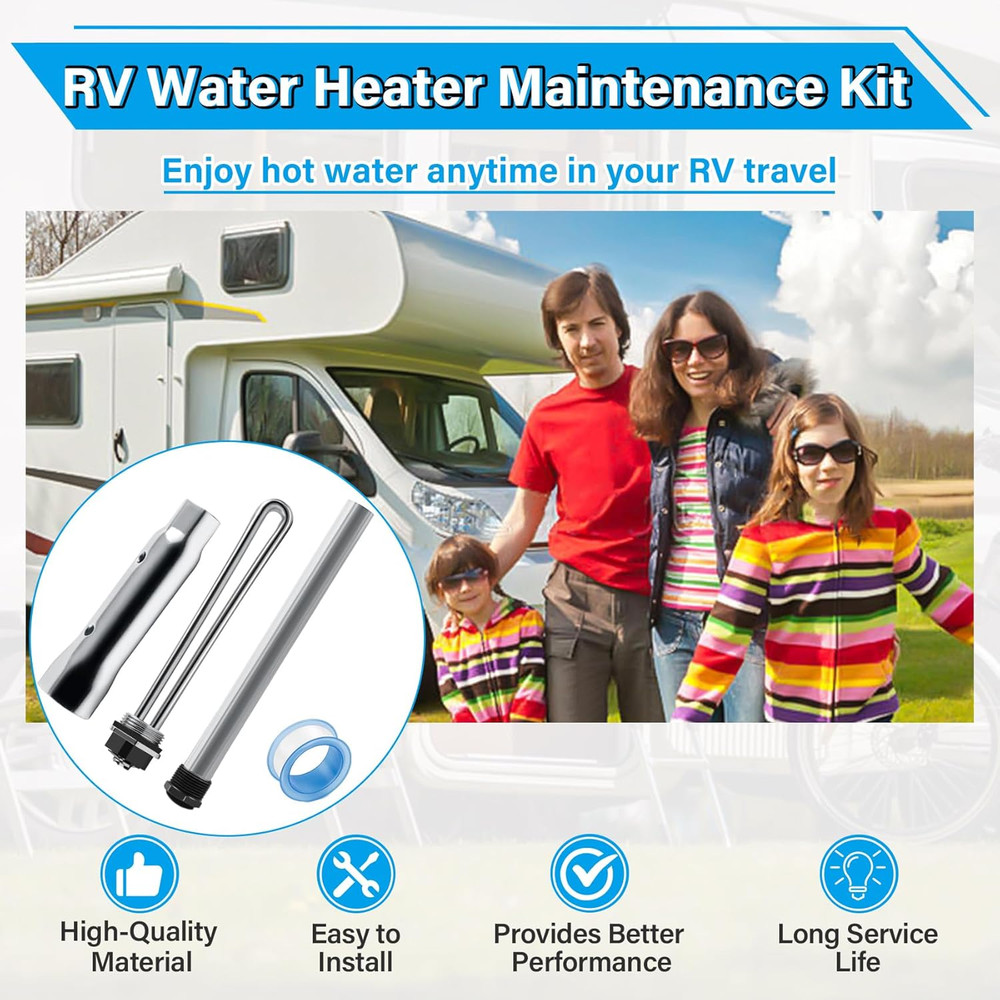 RV Water Heater Elements Kit Compatible with Suburban Water Heater Tanks, Includ